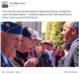 D-Day Blog WH Facebook